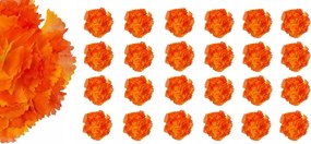 24x Virág Mesterséges Szegfű Termék nád kompozíció Mesterséges szegfű