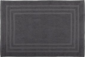 Fürdőszobaszőnyeg Lagune 45x70 cm antracit puha szőnyeg fürdőszobaszőnyeg