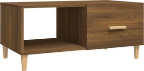 vidaXL barna tölgy színű szerelt fa dohányzóasztal 89,5 x 50 x 40 cm
