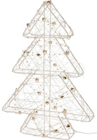 Goldwire karácsonyi LED fa arany, 21 x 30 cm
