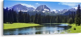 Kép - havas hegycsúcsok (120x50 cm)