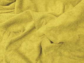 Frottír sárga lepedő EXCLUSIVE 160x200 cm