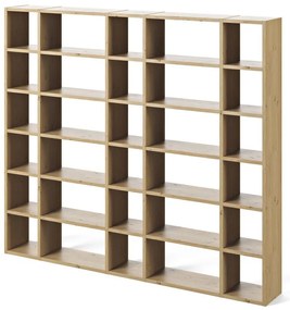 Pombal világosbarna könyvespolc, magasság 224 cm - TemaHome