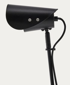 Fekete fém asztali lámpa csiptetővel (magasság 51 cm) Jula – Kave Home