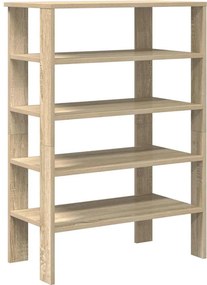 vidaXL sonoma tölgy színű szerelt fa cipőtartó 61x32x87,5 cm