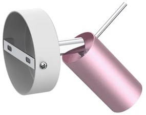 Fali spotlámpa PRESTON 1xGU10/40W/230V rózsaszín