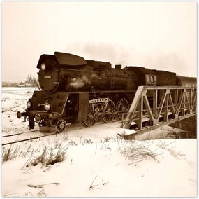 Poszterek 70x70 Gőzmozdony Ol 49-59 Wolsztyn