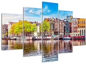 Kép - Táncoló házak, Amszterdam (150x105 cm)