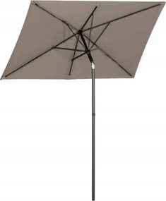 Kerti Napernyő Erkély Terasz Téglalap 130 X 180 CM Cappucino Prémium