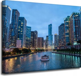 Vászonkép Chicago építészet 50X40 cm