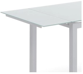 Bővíthető étkezőasztal üveg asztallappal 70x110 cm Fast – Tomasucci