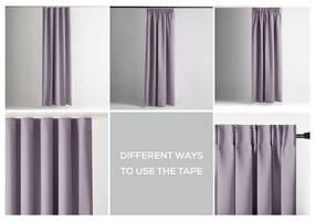 Törtrózsaszín sötétítő termo függöny 140x245 cm Pleat – Restilo