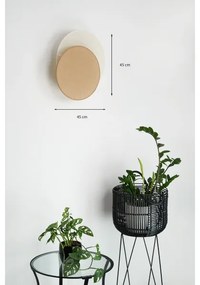 Brilagi CIRCLES fali lámpa 1xE27/15W/230V 45x45 cm bézs/krém