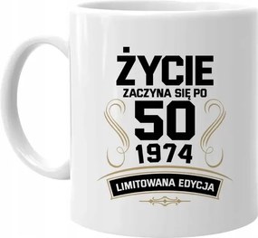 Az élet 50 1974 után kezdődik Limitált kiadás Ajándék Bögre 50-ES