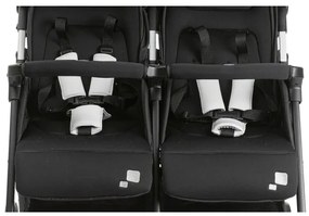 Chicco - Babakocsi ikreknek OHLALA TWIN Black Éjjel fekete