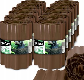 Kerti Gyepszegély 20 cm 108 m Hullámos Műanyag Rugalmas Us-p