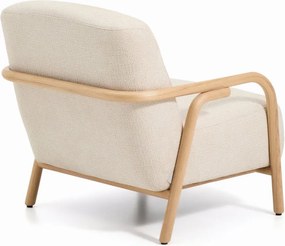 Bézs zsenília fotel Sylo – Kave Home