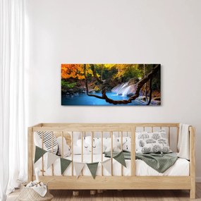 Kép - Vízesések Ázsiában (120x50 cm)