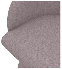 Levendula színű kárpitozott étkezőfotel Kanoa – Makamii