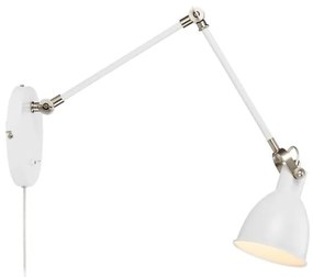 House fehér fali lámpa, kar hossza 84,5 cm - Markslöjd