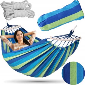 Kerti Függőágy Nagy 2 Személyes XXL Erős Brazil Túra Kerti