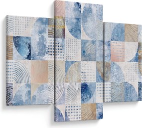 Kép - Geometrikus formák a falon (90x60 cm)