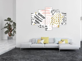 Kép - Absztrakt stroke-ok (150x105 cm)
