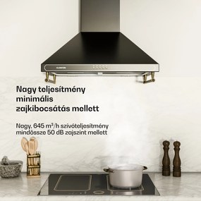 Klarstein Victoria 60, páraelszívó, 60 cm, retro kialakítás, 644,5 m³/ó, 2 LED lámpa