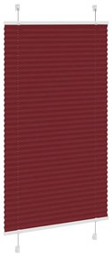 pliszírozott redőny Bordeaux piros 75x100 cm Szövetszélesség