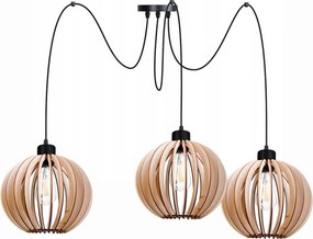 Függő mennyezeti lámpa Túlnyúlás Loft lámpabúra 3xE27 Pók fa gömb