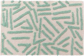 Steppelt Fürdőszobaszőnyeg 60x90 Zöld Dekoratív Fürdőszobaszőnyeg