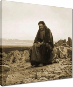 Vászonkép 40x40 Jézus a kertben Ima