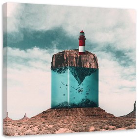 Gario Vászonkép Világ akvárium - Zehem Chong Méret: 30 x 30 cm