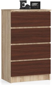 Komód Kadir Típus2 (szonoma tölgy + wenge). Akció -15%. 1069023