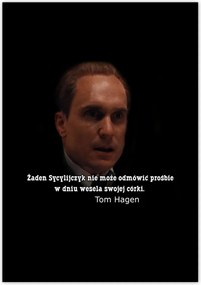 Poszterek 70x100 Godfather Tom Hagen Idézet