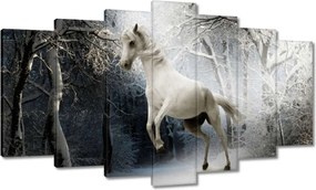 Vászonkép 140x80 Fehér paripa