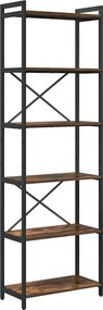 vidaXL Könyvespolc Füstölt tölgy 40 x 30 x 85 cm Faanyag