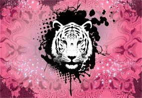 Fotótapéta Tigris Pop-art absztrakt elegancia és erő 350x250 +ragasztó
