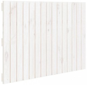 fehér tömör fenyőfa fali fejtámla 95,5 x 3 x 60 cm
