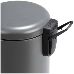 Wenko Leman pedálos szemetes 3 l, szürke, 3 l