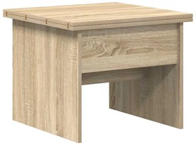 vidaXL Dohányzóasztal Sonoma tölgy 55 x 54,5 x 45 cm Faanyag