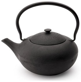 Fehér-fekete porcelán-öntöttvas teázó szett Shanxi – Bredemeijer