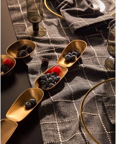 Aranyszínű rozsdamentes acél szervírozó tálka Aruc – Kave Home