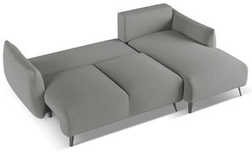 Világosszürke sarokkanapé (jobb oldali) Malie – Makamii