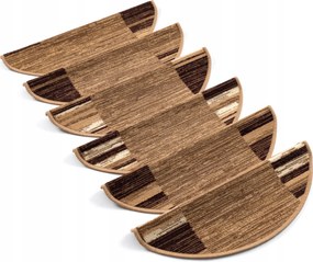 Csúszásgátló Lépcsőtakarók Bézs 6 db Adagio Bézs Váz @130560