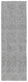 PAMPLONA szürke magas szálú bolyhos modern szőnyeg 80 x 250 cm
