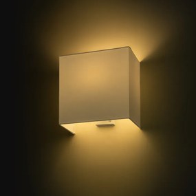 RENDL LOPE W 25/14 nástěnná Polycotton bílá/bílé PVC 230V LED E27 15W