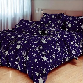 Mikroplüss ágyneműhuzat Homa TORELA BLUE 3 részes 140x200 cm