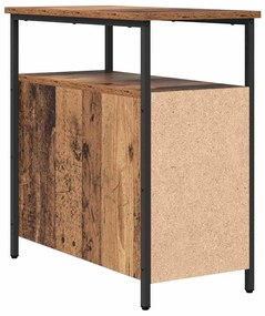 Éjjeliszekrény fiókkal 2 pcs Régi fa 30 x 60 x 60 cm Faanyag
