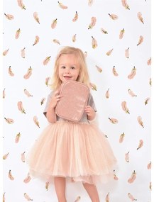 Gyerek tapéta 10 m x 50 cm Gold Feathers – Lilipinso